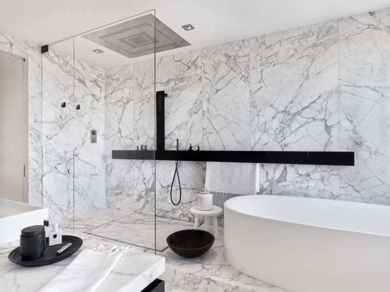 Bathroom for marble design