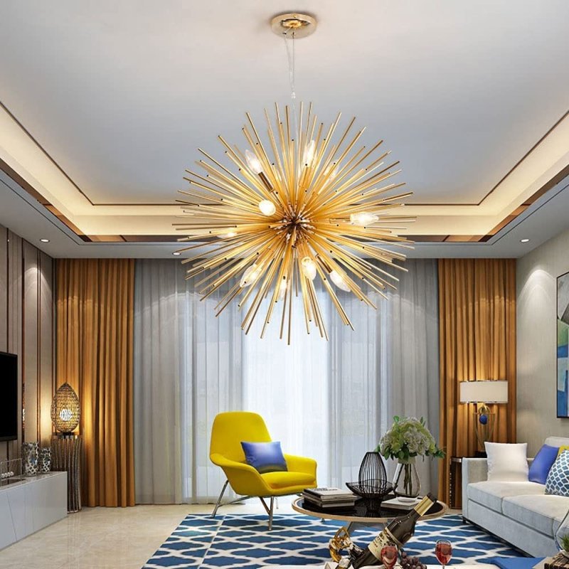 Chandeliers in a modern interior