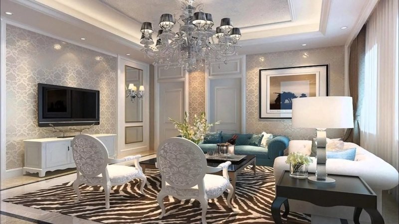 Living room in neoclassic style