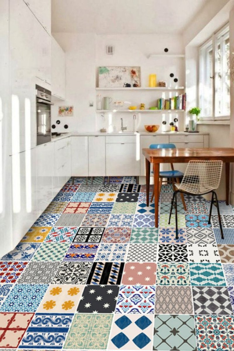 Patchwork style kitchen