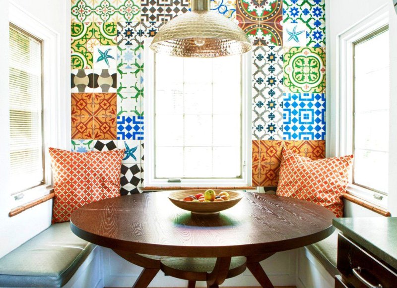 Moroccan style in the interior of the kitchen