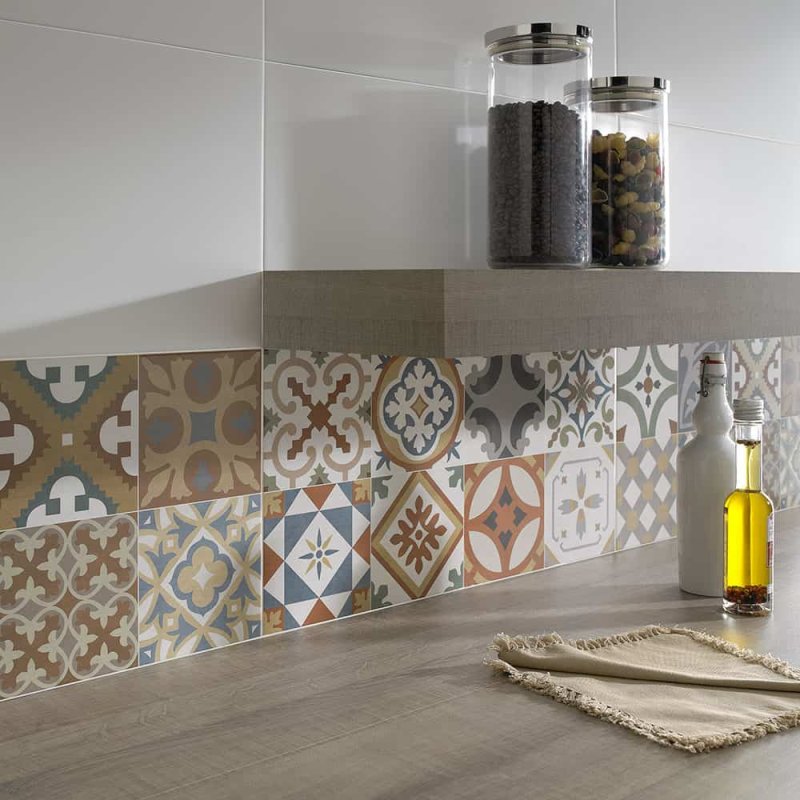 Patchwork style kitchen