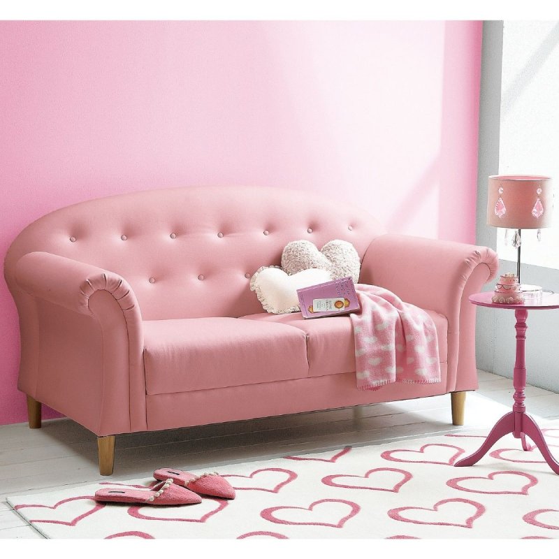 Pink sofa