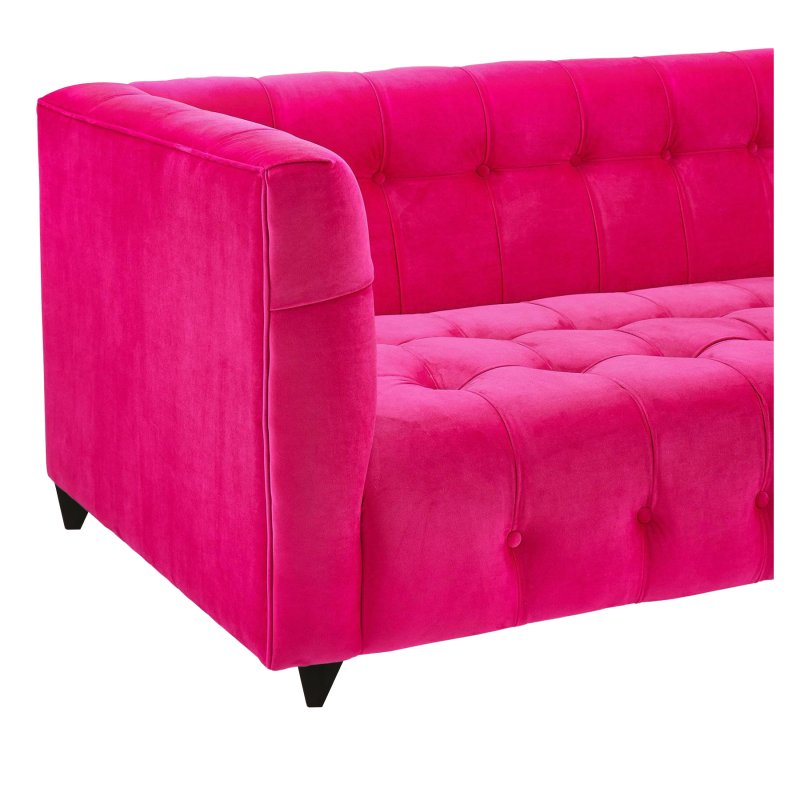 Sofa ru velvet pink