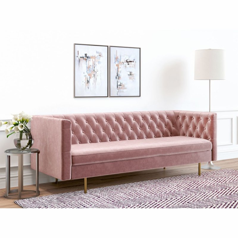 Pink sofa