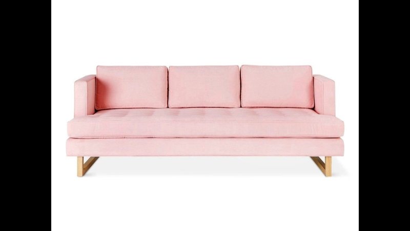 Pink sofa