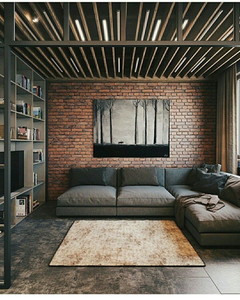 Interior loft living room 15kV