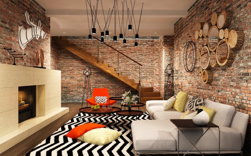 Loft style in the interior