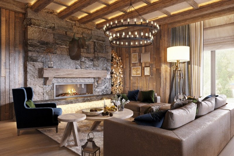 Style Style in the interior of a country house