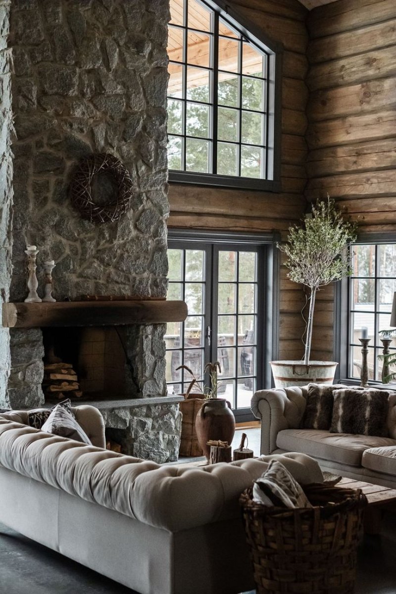 Style Style in the interior of a country house