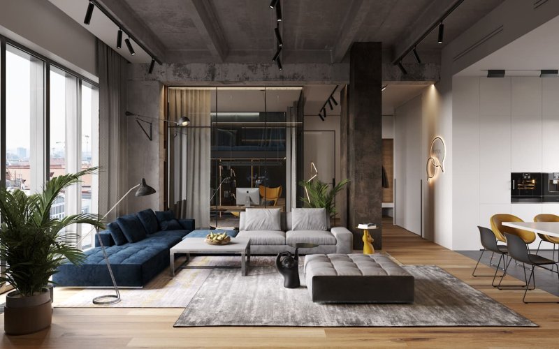 Loft style in the interior