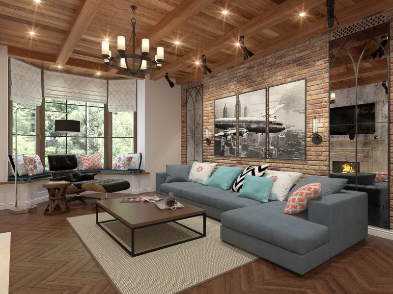 Loft style in the interior