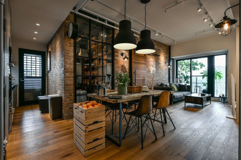 Loft style in the interior