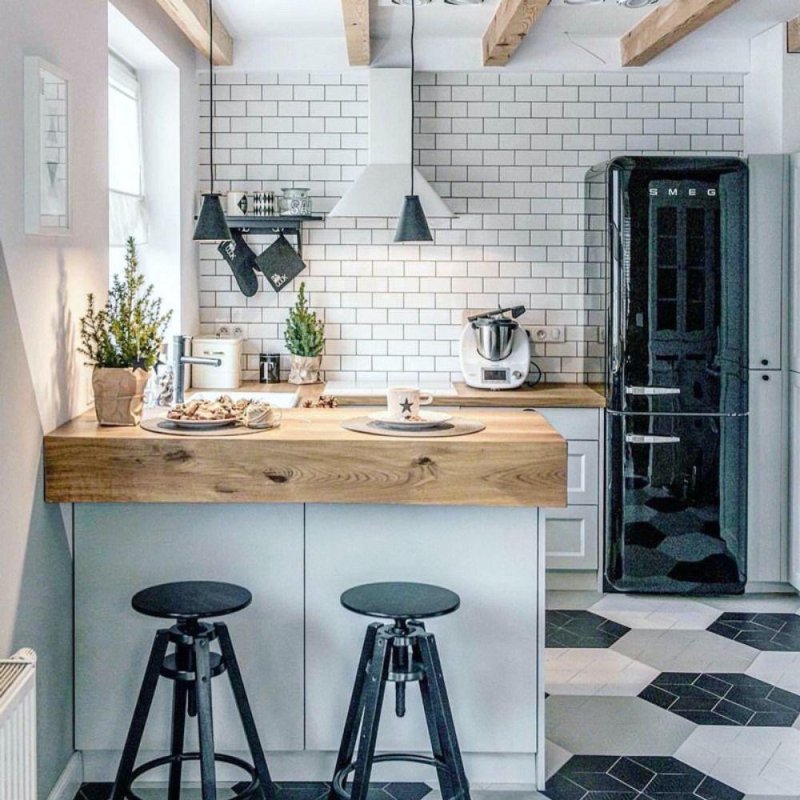 Little kitchen in loft style