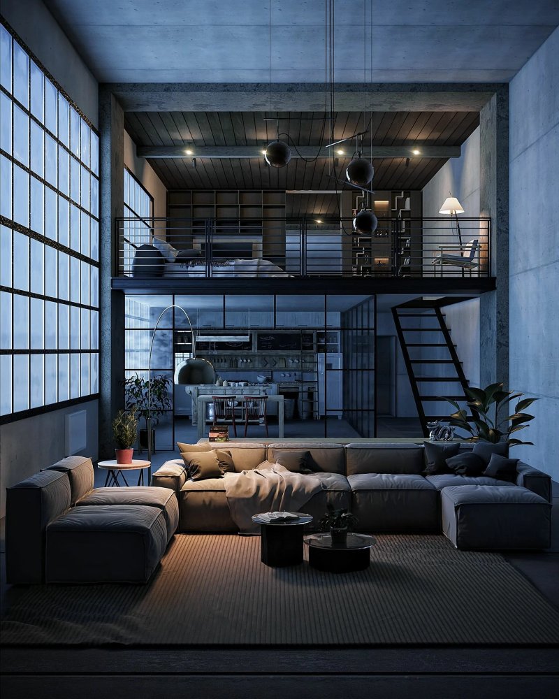 Loft style interior