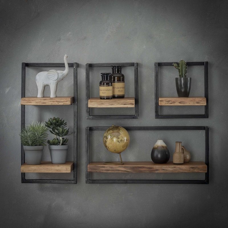 Wall -mounted shelf in the style of loft