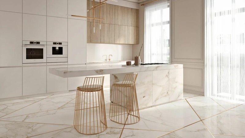 Marble in the kitchen