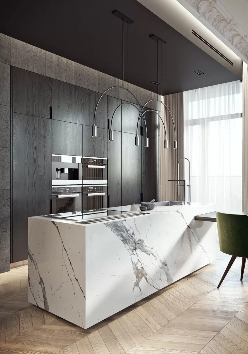 Marble kitchens design