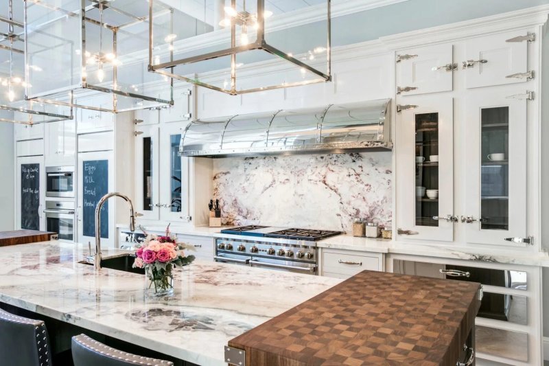 Marble -style kitchen