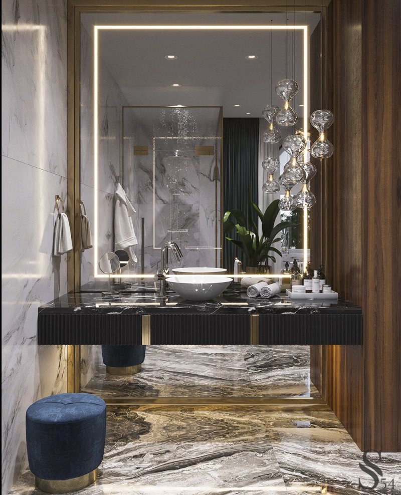 Luxurious bathrooms