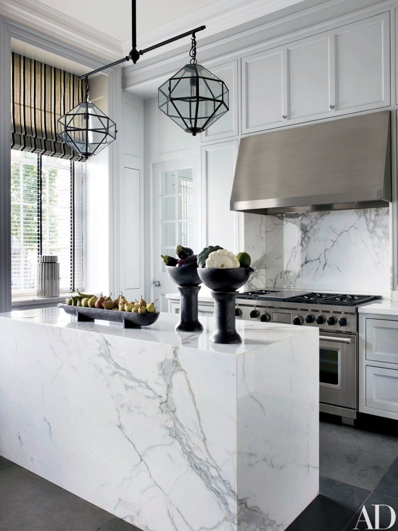 Marble -style kitchen