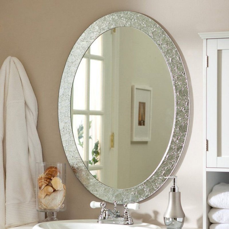 Oval mirror