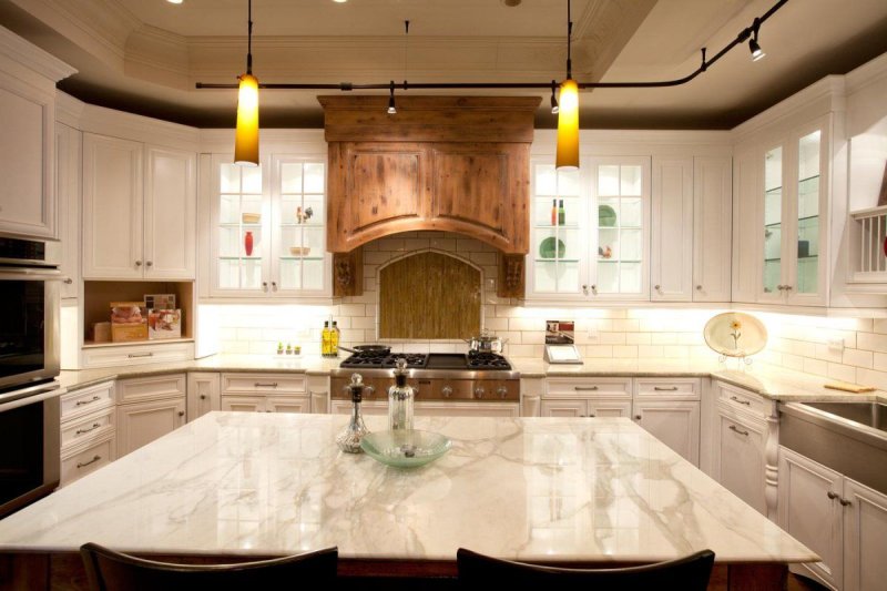 Marble -style kitchen