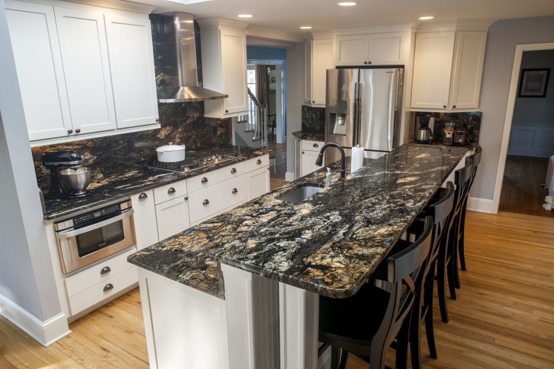 Marble countertop for the kitchen