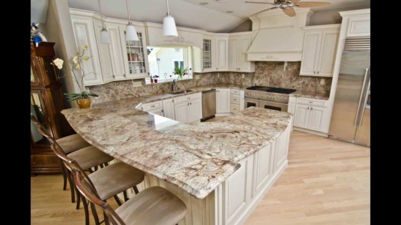 Marble countertop for the kitchen