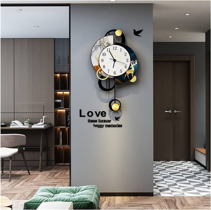 The designer clock is wall clock