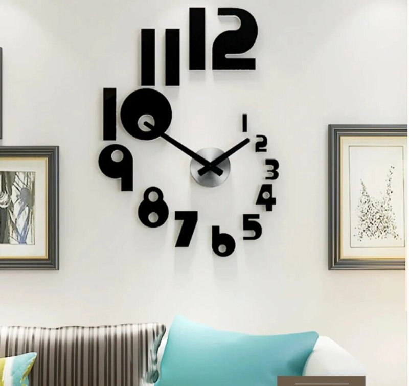 Wall clocks are unusual