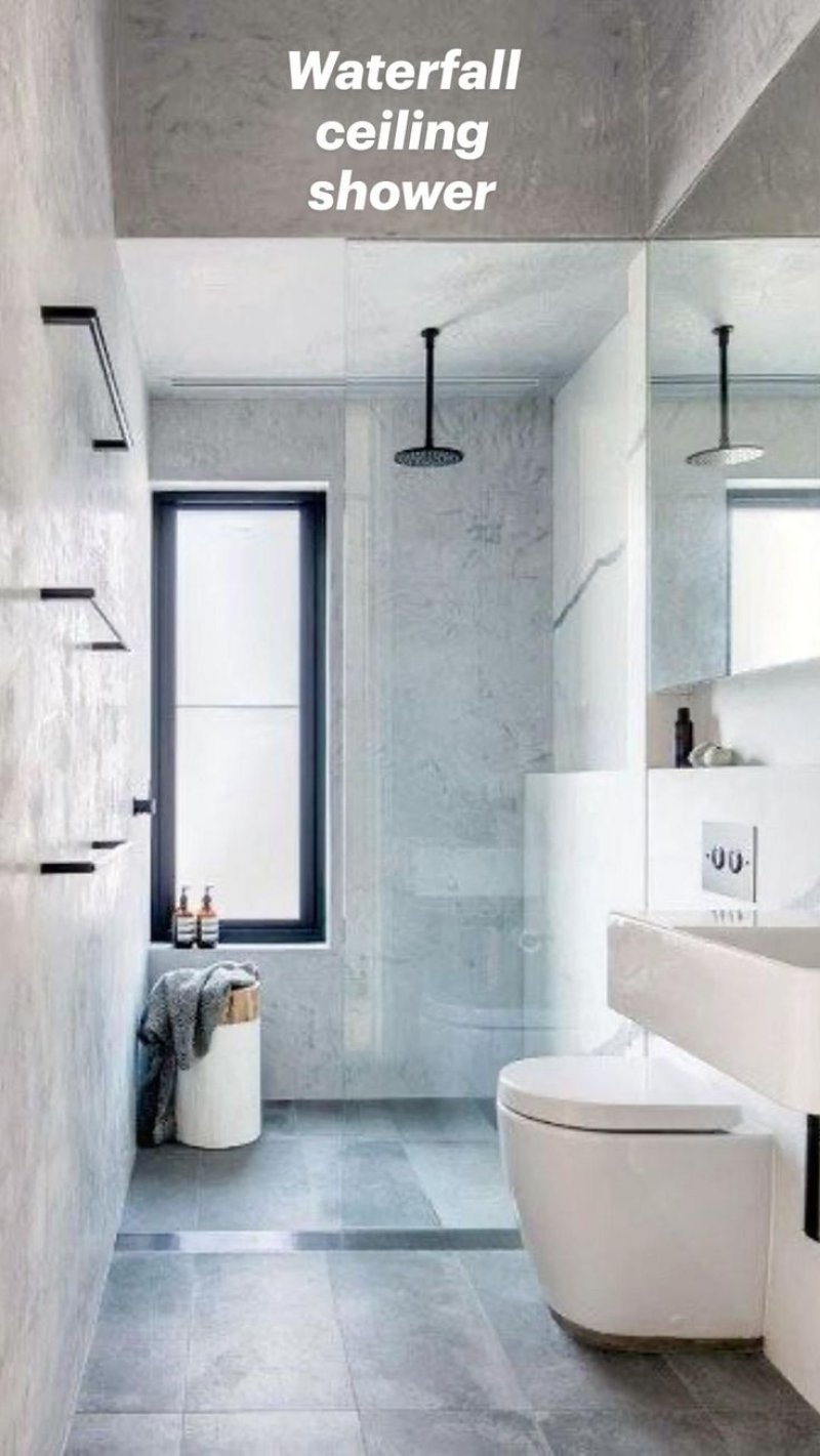 Bathroom in the style of minimalism