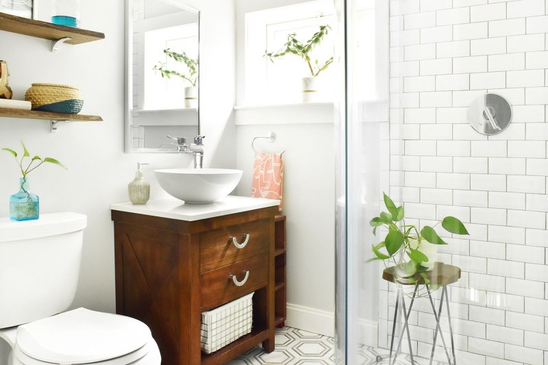 Scandinavian style bathroom