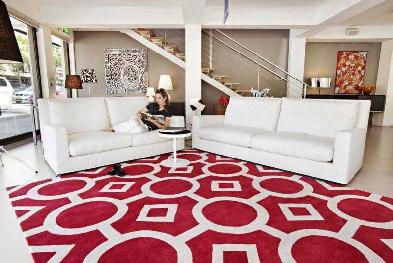 Carpet in a modern interior