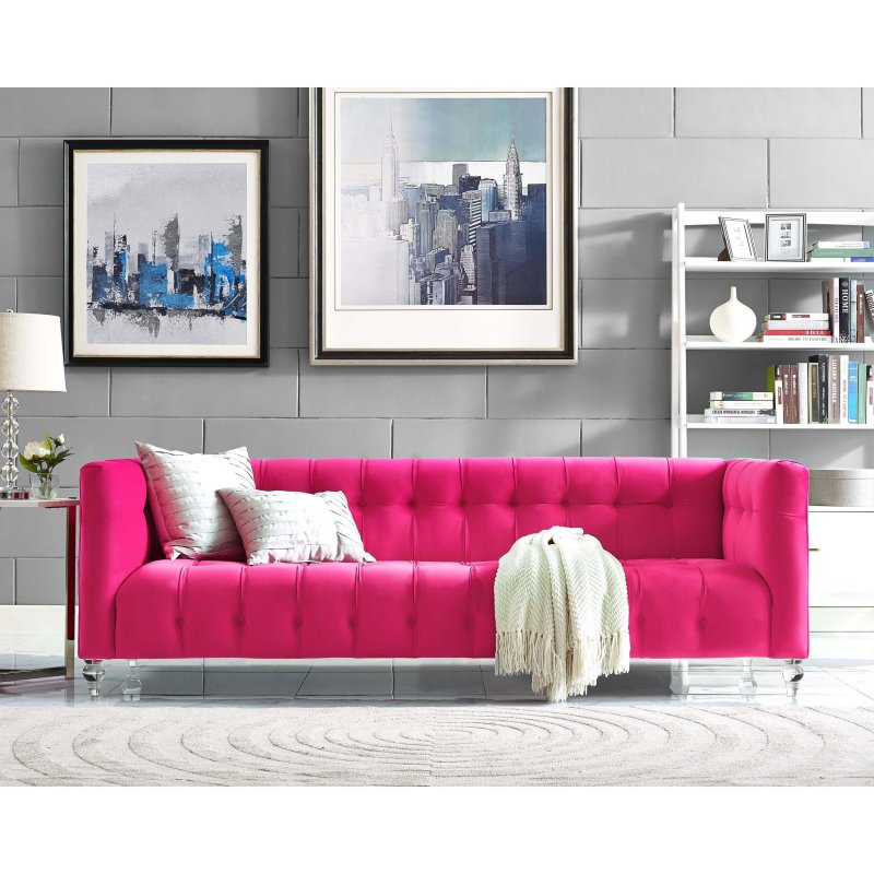 Bright sofas in the interior