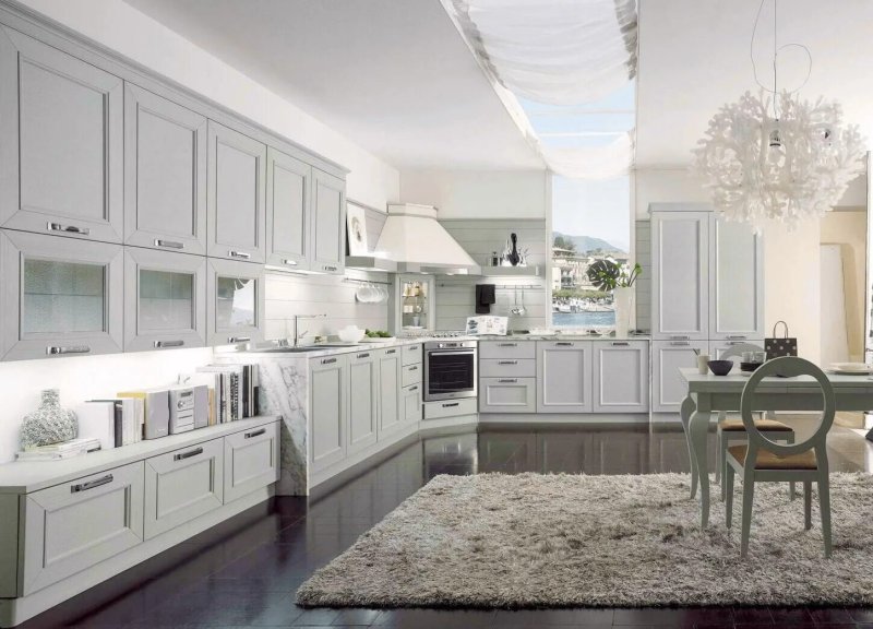 Classic kitchen white