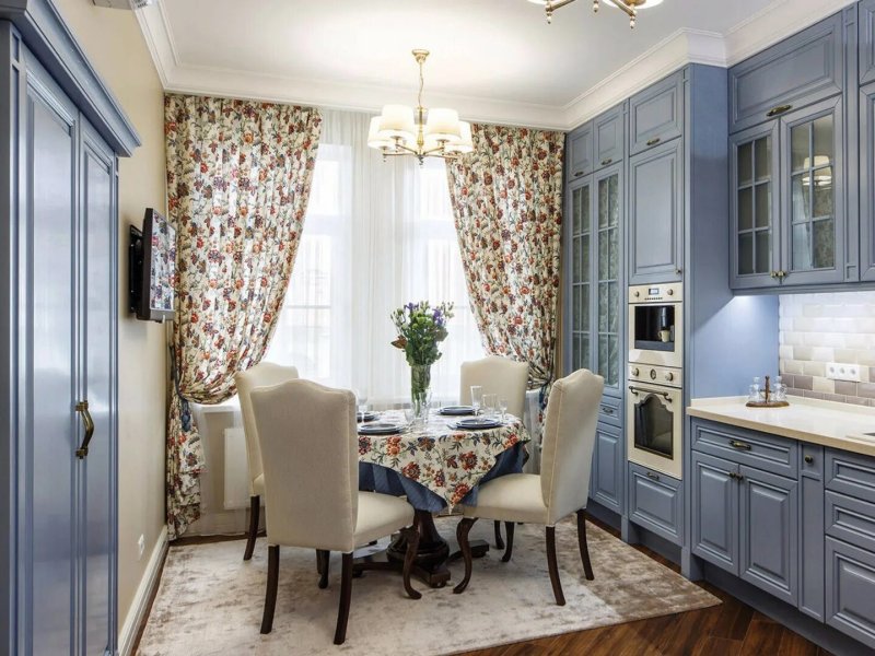 Kitchen in the style of Provence in the apartment