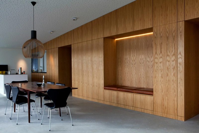 Wallhof Wood "tick" veneered panels