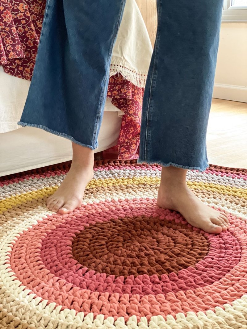 Knitted rugs