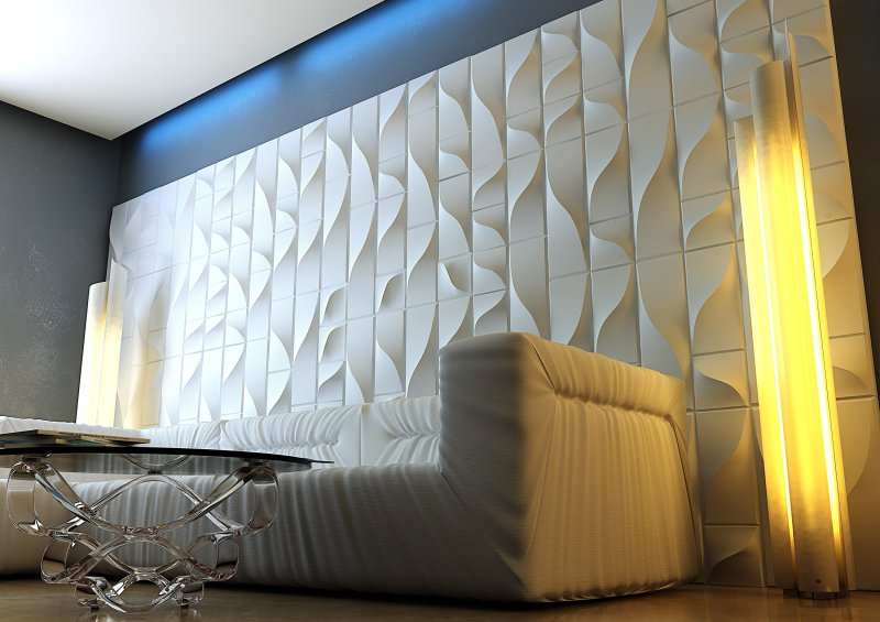 Gypsum 3D panels MAKAO