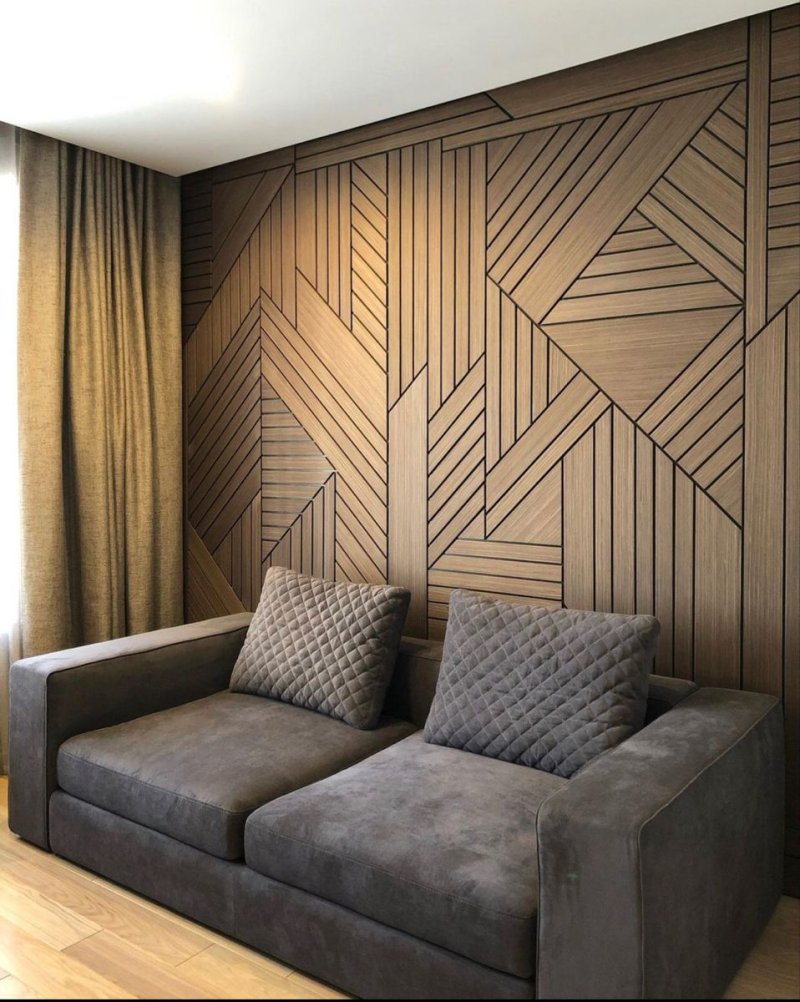 Wooden panels for walls