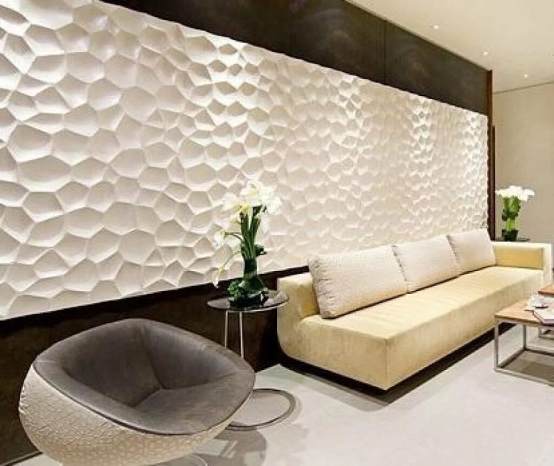 Gypsum 3D panels