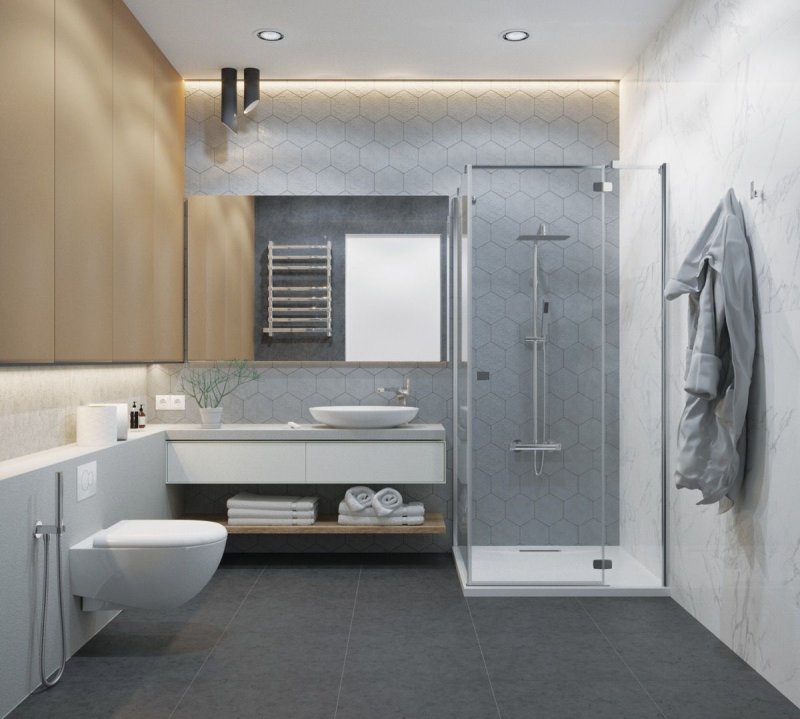 Bathroom in modern style