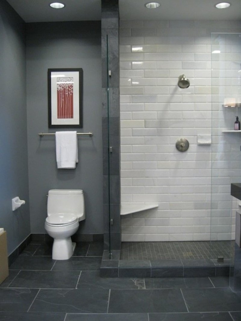 The interior of the toilet room