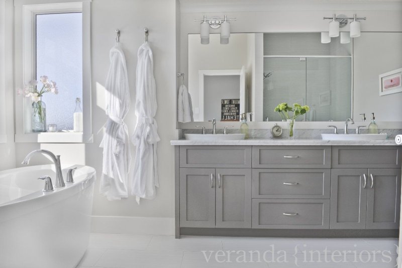 Bathroom furniture gray