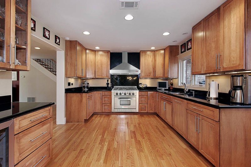 Wooden kitchen