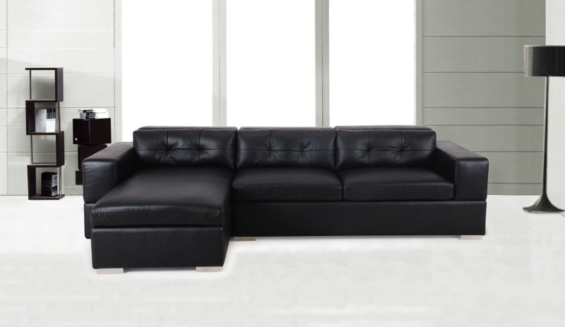 Stylish leather sofa