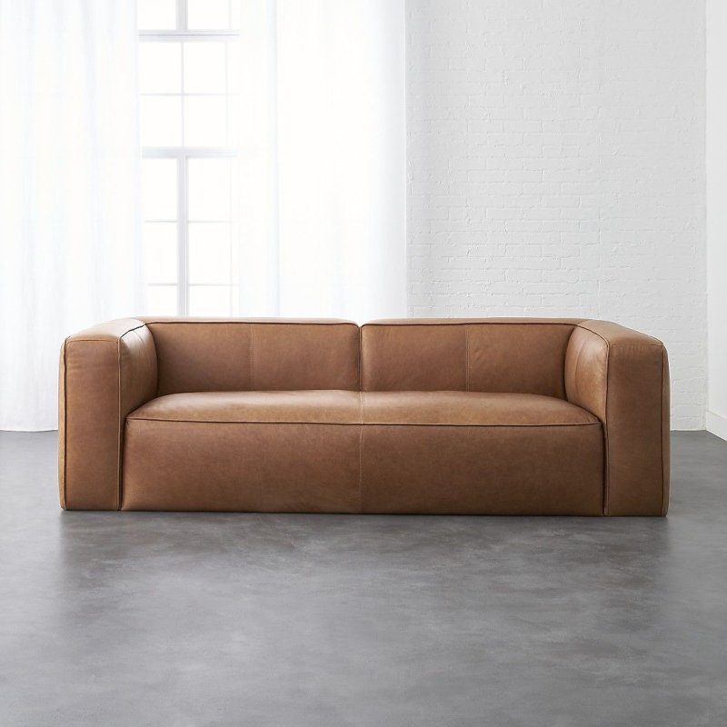 Modern leather sofas