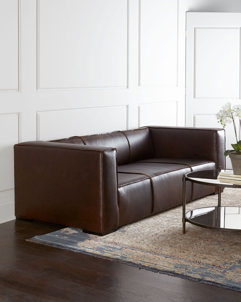 Leather sofas