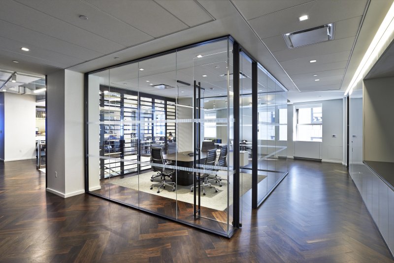 Glass partition